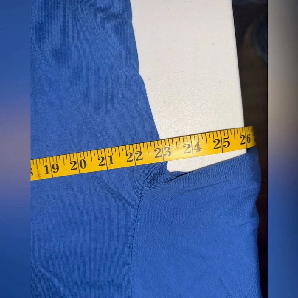 Champion Men's Large Blue Cotton T-Shirt Pre-Owned Excellent Condition - Picture 7 of 8